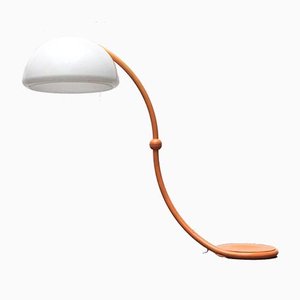 Mid-Century Italian Space Age Serpente Floor Lamp by Elio Martinelli for Martinelli Luce, 1970s