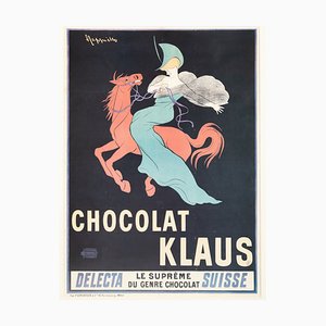 Werbeplakat von Chocolat Klaus, 1960er