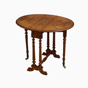 Table d'Appoint Baby Sutherland Victorienne en Noyer