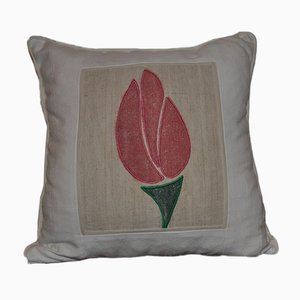 Cuscino vintage a forma di tulipano