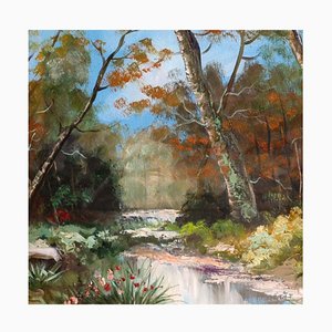 Landscape Painting, Oil on Canvas, Toni Bordignon