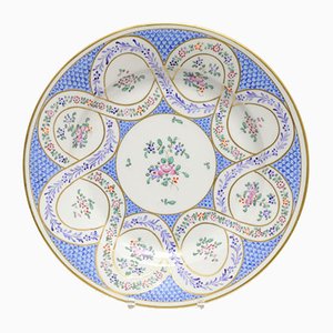 Antique Sevres Style Porcelain Plate from Edme Samson