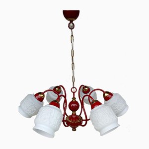 Vintage Chandelier from Drukov Brno, 1970s