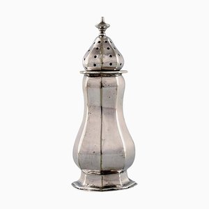 English Pepper Shaker in Silver, Late 19th-Century