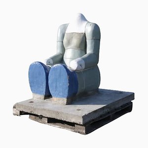 Sitting Figure Sculpture by Jan Snoeck, 1980s