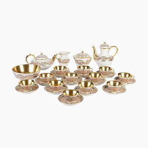 Porcelain Coffee or Tea Set, Set of 29