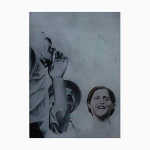 Roberto De Francisci, Farmers, Oil Painting, 2011