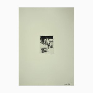 Leone Guida, Bird, Etching, 1970