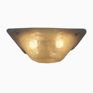 Lámpara de techo de vidrio soplado de Müller & Zimmer
