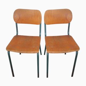 Italian Desk Chairs, 1970s, Set of 2