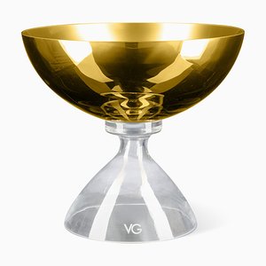 Taza Alice de vidrio dorado de VGnewtrend