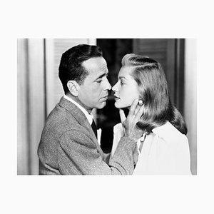 Bogey und Bacall Archivdruck in Schwarz