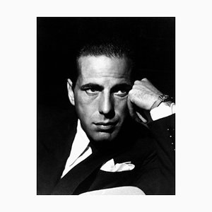 Humphrey Bogart Archival Pigment Print Framed in Black