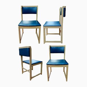 Chaises de Salon Modernistes, 1970s, Set de 4