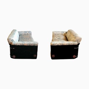 Set of Larissa Sofas by Vittorio Introini for Saporiti Italia, 1972