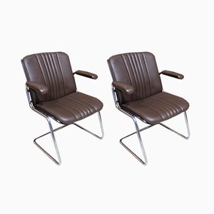 Cantilever Armchairs by Martin Stoll for Giroflex, 1960s, Set of 2