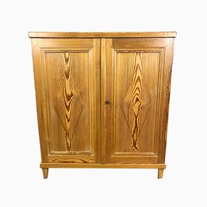 Swedish Cupboard in Wooden Natural Colour, 19th Century