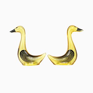 Mid-Century Geese in Acrylic Glass by Abraham Palatnik, Set of 2