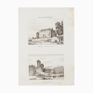 Inconnu, Chateau De Rochechouart, Gravure, 19ème Siècle