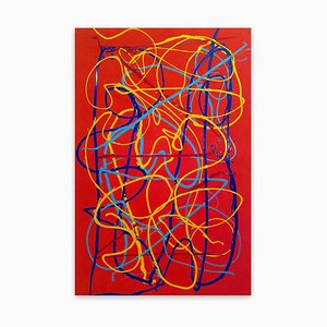 Belleville Rendezvous, pintura abstracta, 2020