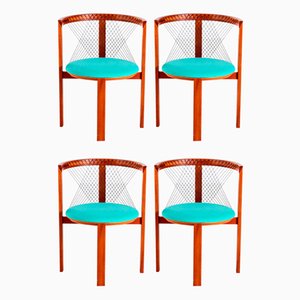String Dining Chairs by Niels Jørgen Haugesen for Tranekaer, Set of 4