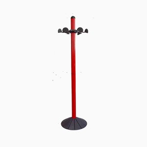Vintage Lacquered Metal Coat Rack from Seccose, 1980s