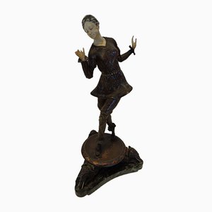 Hans Keck, Orientalische Tänzerin, 1925, Bronze und Zelluloid