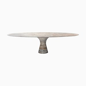 Oval Marble Dining Table from Saint Laurent