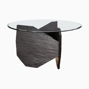 Marble Slate Dining Table by Frederic Saulou