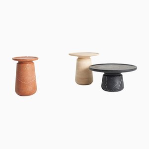 Marble Altana Side Tables by Ivan Colominas, Set of 3