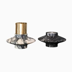 Gamma Candleholder by Frederic Saulou, Set of 2