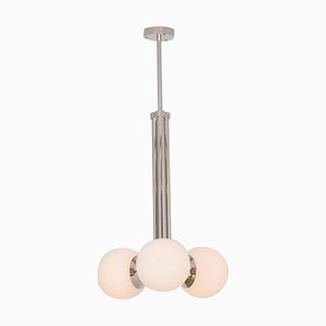 Polished Nickel Pendant Light from Schwung