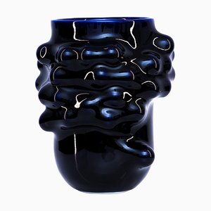 Bumps 2.0 Cobalt Blue Vase by Arkadiusz Szwed