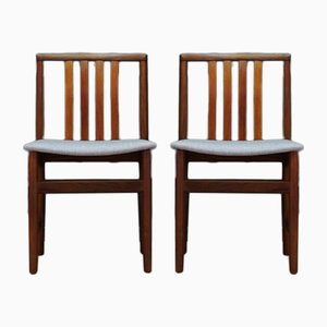 Teak Dining Chairs, 1960s, Set of 2