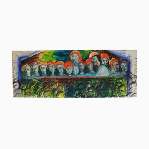 The Last Supper, óleo sobre lienzo, Ettore Sguera