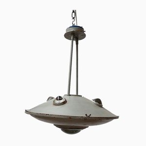 Lámpara colgante platillo volante industrial vintage