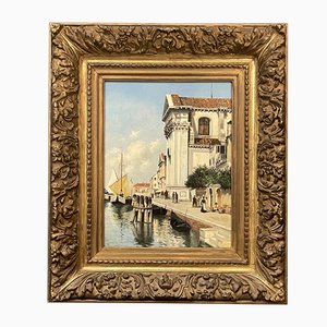 Edoardo Vitali, Rubens Santoro Follower Venedig, 1880, Öl auf Holz
