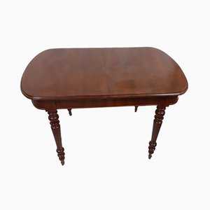 Louis Philippe Walnut Extendable Dining Table