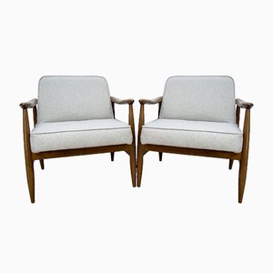 Poltrone GFM-87 di Juliusz Kedziorek per Gościcińskie Furniture, anni '60, set di 2