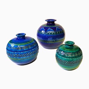Ceramic Vases by Aldo Londi for Bitossi, 1970s, Set of 3