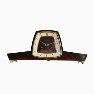 Deutsche Art Deco Chiming Kaminsims Uhr von Kienzle International, 1950er