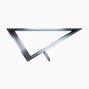 Consolle Time/Space Portal - Ombre 1 - Serie A in mosaico di vetro di Neal Aronowitz