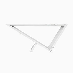 Consolle Time/Space Portal in marmo di Carrara di Neal Aronowitz