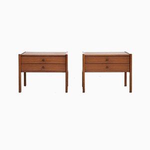Comodini in teak, Danimarca, anni '60, set di 2
