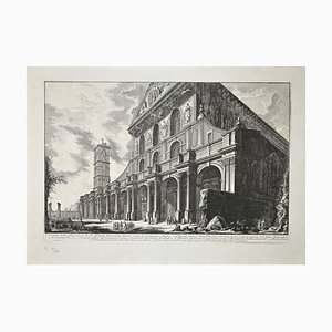 Giovanni Battista Piranesi - Veduta della Basilica di S. Paolo Fuor delle Mura - Etching