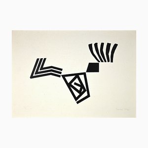 Ettore Colla, Sin título, Litografía original, 1960