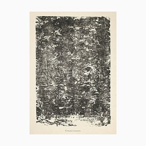 Jean Dubuffet, local temporal, litografía original, 1959