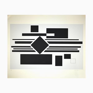 Mauro Reggiani, Untitled, Original Screen Print, 1975