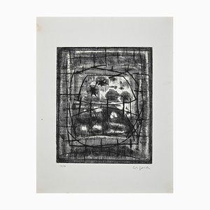 Antonio Corpora, Untitled, Original Etching, Mid-20th Century