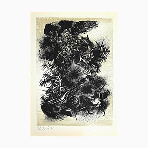 Leo Guida, Decadence 4, Original Etching, 1965